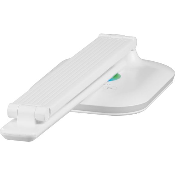 Asztali lámpa, Strend Pro, fehér, érintésvezérlés, fényerőszabályozás, állítható színhőmérséklet 2700–6500 K, RGB, háttérvilágítású talp, IP44, 4 W, 450 lm