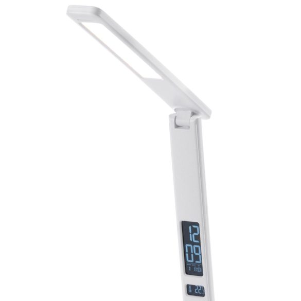 Asztali lámpa, Strend Pro, 17,5 × 13 × 37 cm, vezeték nélküli töltés, 10 W, érintésvezérlés, LCD kijelző, 5 fényerő, 5 színhőmérséklet, LED 500 lm