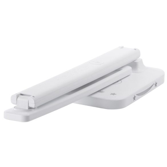 Asztali lámpa, Strend Pro, 17,5 × 13 × 37 cm, vezeték nélküli töltés, 10 W, érintésvezérlés, LCD kijelző, 5 fényerő, 5 színhőmérséklet, LED 500 lm