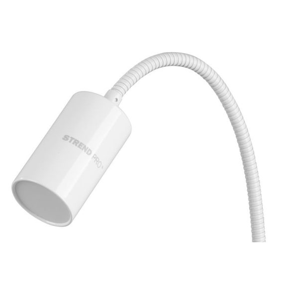 Asztali lámpa, Strend Pro, 41 cm, fehér, csíptethető, USB-C tápellátás, 2 W, 80 lm, 3000 K, IP20, alumínium, polikarbonát