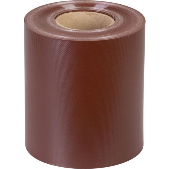 Árnyékoló szalag kerítésre, Strend Pro Garden Eurostandard, 19 cm x 35 m, mahagóni barna, UV-álló, 20 db rögzítő klipsszel