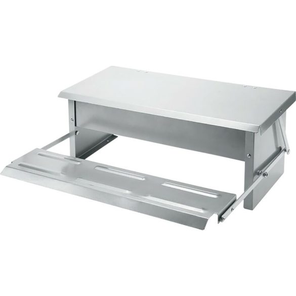 Baromfi etető, Strend Pro Garden, 5 kg kapacitás, 51 x 37 x 19 cm, automata, taposó mechanizmus, horganyzott