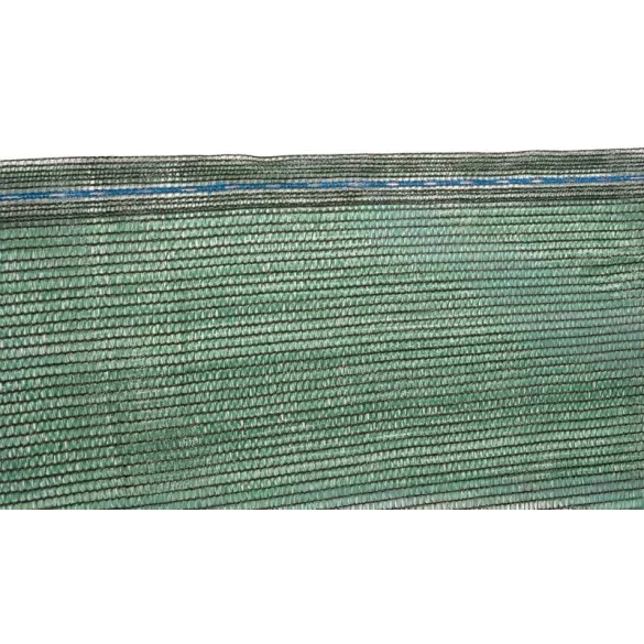 Árnyékoló háló medence fölé, kerítésre, Strend Pro Garden, 1,2 x 10 m, zöld, HDPE, UV-stabil, 80 g/m2, 85% árnyékolás