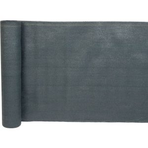 Árnyékoló háló medence fölé, kerítésre, Strend Pro Garden, 2 x 50 m, antracit, HDPE, 150 g/m², 90% árnyékolás, UV-álló