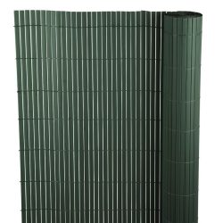   Lamellás kerítés, Strend Pro Garden Ence DF13, zöld, 90 cm x 3 m, PVC lamellák, 1300 g/m2, UV-álló, árnyékoló