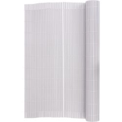   Lamellás kerítés, Strend Pro Garden Ence DF13, szürke, 90 cm x 3 m, PVC lamellák, 1300 g/m2, UV-álló, árnyékoló