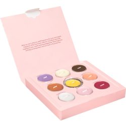   Illatgyertya szett, Bolsius, Karácsonyi illatmix, 9 db, illatos, üveg gyertyatartóval, díszdobozos, vegyes illatok