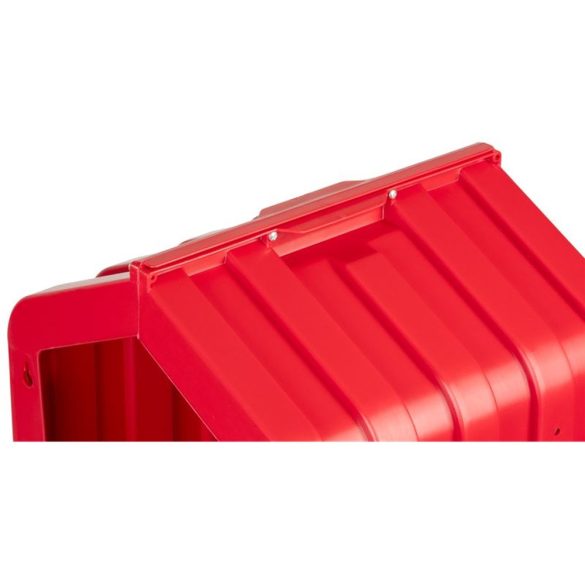 Tojófészek, Novital, 33 × 18,5 × 64,5 cm, piros/szürke, 1 rekeszes, műanyag, 1 tojótyúk számára, levehető fedéllel