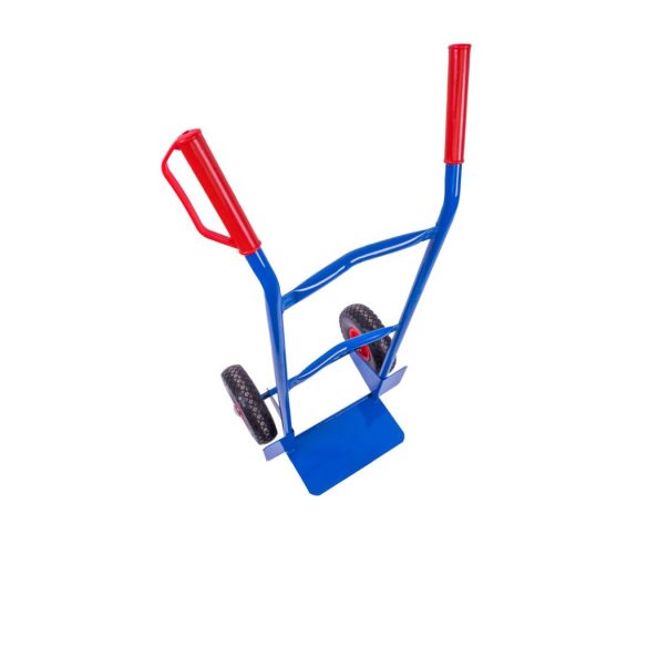 Molnárkocsi, Strend Pro, kék, maximum 200 kg teherbírás, 35,5 x 18 cm rakodófelület, ívelt keret, zsákhordó