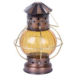 Lámpás, Strend Pro H444, bronz, 27,5 cm, dekorációs