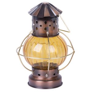 Lámpás, Strend Pro H444, bronz, 27,5 cm, dekorációs