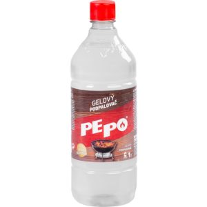 Gyújtó PE-PO® géles, 1000 ml, gyújtó grillekhez, tűzhelyekhez, kandallókhoz, sütőkhöz