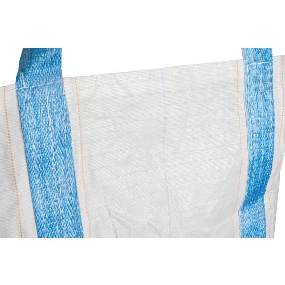 Big-Bag zsák, Strend Pro Garden TOF4, fehér, 972 l, 90 x 90 x 120 cm, fehér, polipropilén, 4 fül, lapos alj, teherbírás: 1000 kg