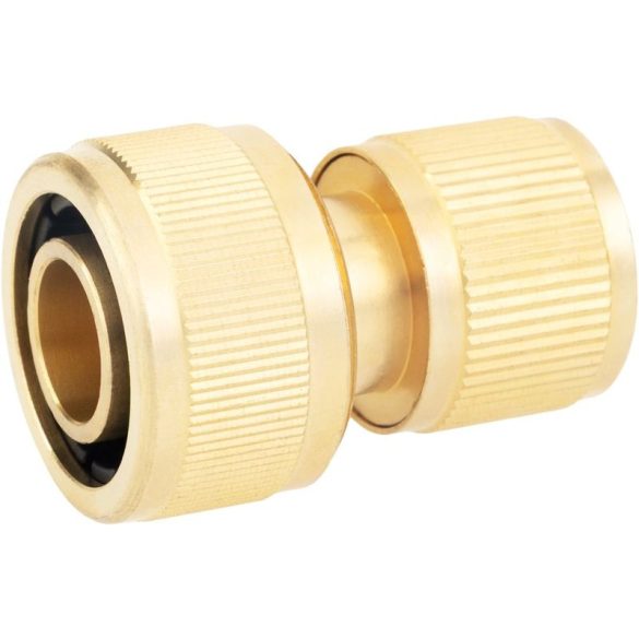 Kerti csatlakozókészlet, Strend Pro Garden GF343, sárgaréz, kerti öntözéshez, adapter: 3/4" – 1", csatlakozók: 3/4", fúvóka