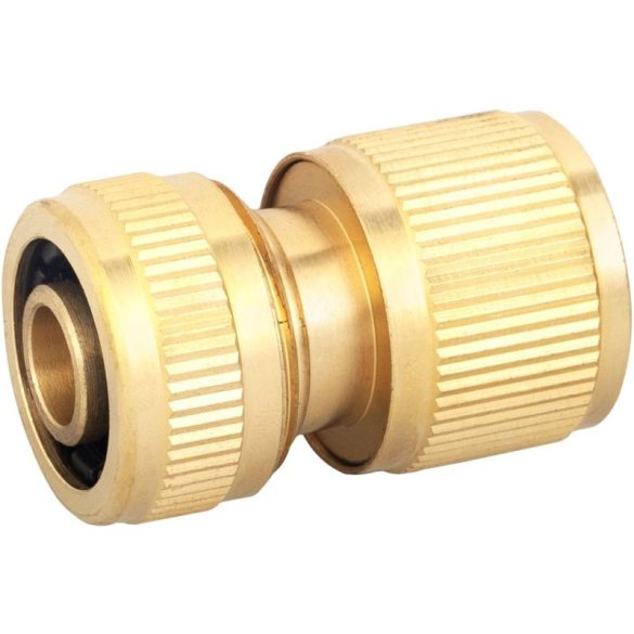 Kerti csatlakozókészlet, Strend Pro Garden GF341, sárgaréz, kerti öntözéshez, adapter: 3/4" – 1", csatlakozók: 1/2", fúvóka