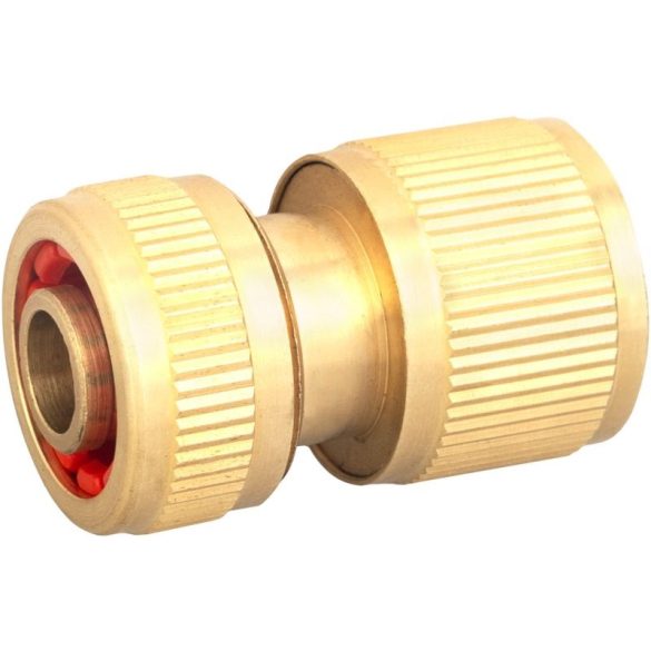 Kerti csatlakozókészlet, Strend Pro Garden GF341, sárgaréz, kerti öntözéshez, adapter: 3/4" – 1", csatlakozók: 1/2", fúvóka