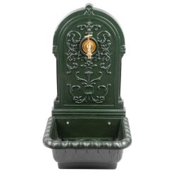   Falikút, Strend Pro Garden WB-005, 44 x 36 x 76 cm, zöld, ötvözet, dekoratív kialakítás