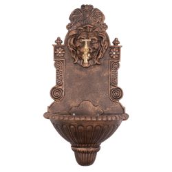   Falikút, Strend Pro Garden WB-006C, 41 x 21 x 76,5 cm, rézszínű, ötvözet, 1,3 cm-es lefolyónyílással, dekoratív kialakítás