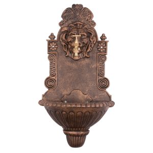 Falikút, Strend Pro Garden WB-006C, 41 x 21 x 76,5 cm, rézszínű, ötvözet, 1,3 cm-es lefolyónyílással, dekoratív kialakítás