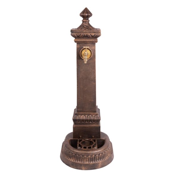 Kerti kút, Strend Pro Garden WF-002C, 48,5 x 42 x 114 cm, rézszínű, ötvözet, dekoratív kialakítás