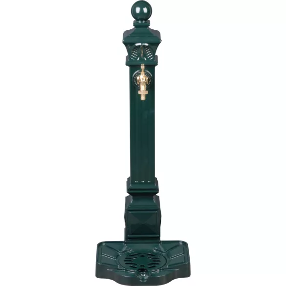 Kerti kút, Strend Pro Garden LT-DC036, 33 × 29 × 82 cm, zöld, alumínium, időjárásálló, könnyen összeszerelhető