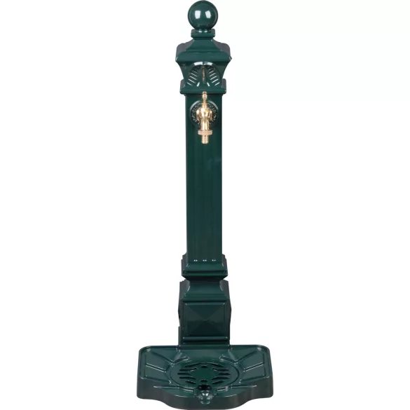 Kerti kút, Strend Pro Garden LT-DC036, 33 × 29 × 82 cm, zöld, alumínium, időjárásálló, könnyen összeszerelhető