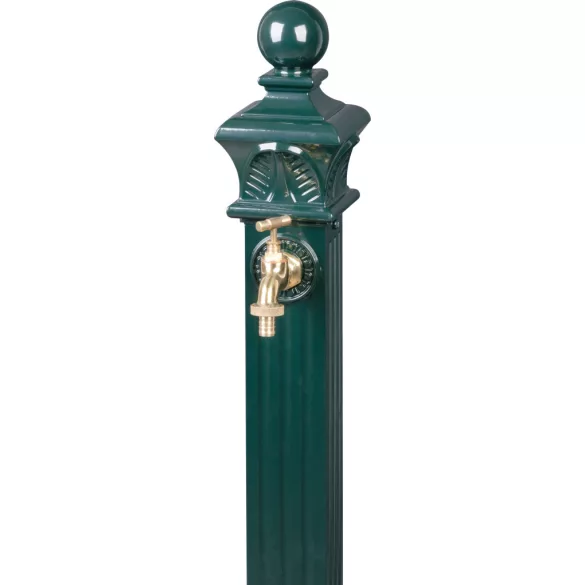 Kerti kút, Strend Pro Garden LT-DC036, 33 × 29 × 82 cm, zöld, alumínium, időjárásálló, könnyen összeszerelhető