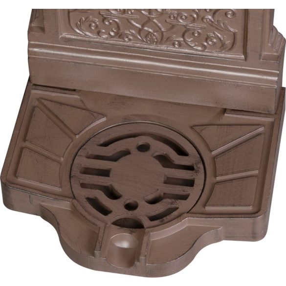 Kerti kút, Strend Pro Garden LT-H20505, 39 x 33 x 72 cm, barna, alumínium, időjárásálló, könnyen összeszerelhető