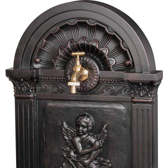 Kerti kút, Strend Pro Garden LT-DC044, 40 x 35 x 83 cm, barna, alumínium, időjárásálló, könnyen összeszerelhető