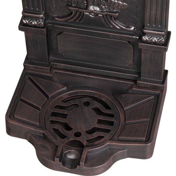 Kerti kút, Strend Pro Garden LT-DC044, 40 x 35 x 83 cm, barna, alumínium, időjárásálló, könnyen összeszerelhető