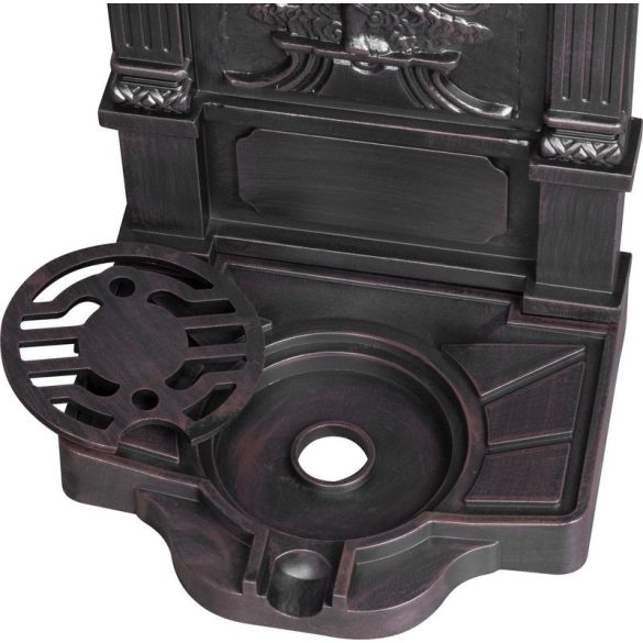 Kerti kút, Strend Pro Garden LT-DC044, 40 x 35 x 83 cm, barna, alumínium, időjárásálló, könnyen összeszerelhető