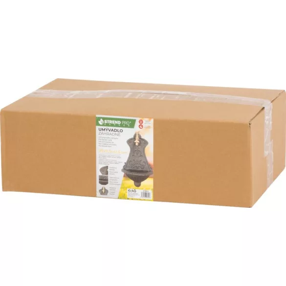 Falikút, Strend Pro Garden LT-H20680, 25 x 11,5 x 41,5 cm, barna, alumínium, időjárásálló, könnyen összeszerelhető