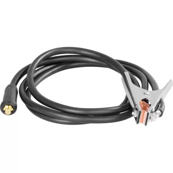 Földelő kábel, Strend Pro ST Welding ARC-180, fekete, 250 cm kábel, 220 A földelőkapocs, hegesztőgéphez