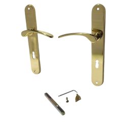   Ajtókilincs garnitúra, Violetta BB 08/072, arany, normál kulcsos zárakhoz