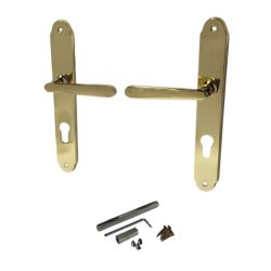   Ajtókilincs garnitúra, Wien-2 PZ 08/072, arany, cilinderes zárakhoz