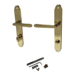   Ajtókilincs garnitúra, Wien-2 WC 08/090/0,6, arany, WC-záras