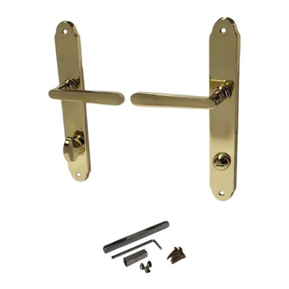Ajtókilincs garnitúra, Wien-2 WC 08/090/0,6, arany, WC-záras