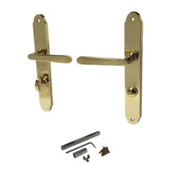 Ajtókilincs garnitúra, Wien-2  WC 08/072, arany, WC-záras