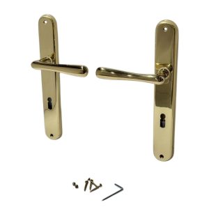 Ajtókilincs garnitúra, Elegant BB 08/072, arany, normál kulcsos zárakhoz