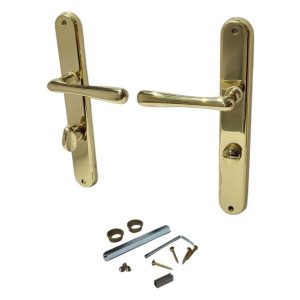 Ajtókilincs garnitúra, Elegant WC 08/072/0,6, arany, WC-záras
