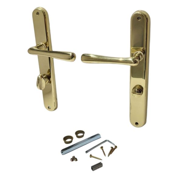 Ajtókilincs garnitúra, Elegant WC 08/072/0,6, arany, WC-záras