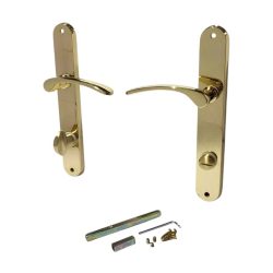   Ajtókilincs garnitúra, Violetta WC 08/090/0,6, fényes arany, WC-záras