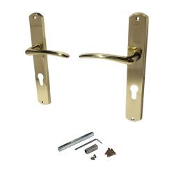   Ajtókilincs garnitúra, Verona PZ 08/072, arany, cilinderes zárakhoz
