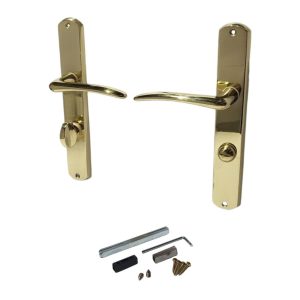 Ajtókilincs garnitúra, Verona WC 08/072/0,6, arany, WC-záras