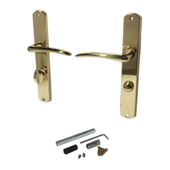 Ajtókilincs garnitúra, Verona WC 08/072/0,6, arany, WC-záras
