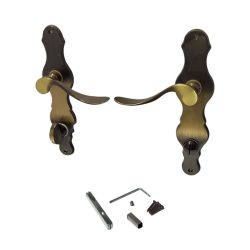   Ajtókilincs garnitúra, Loeffel-L WC 08/090/06, bronz, WC-záras