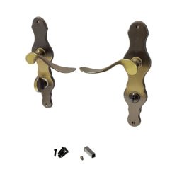   Ajtókilincs garnitúra, Loeffel-L WC 08/072/06, bronz, WC-záras