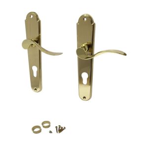 Ajtókilincs garnitúra, Combi-L PZ 08/072, arany, cilinderes zárakhoz