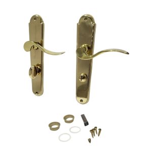 Ajtókilincs garnitúra, Combi-L WC 08/072/0,6, arany, WC-záras