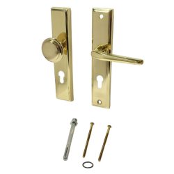   Ajtókilincs garnitúra, Aramis PZ 08/072, arany, cilinderes zárakhoz